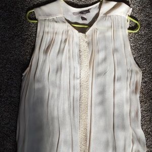 Blush pink tank blouse